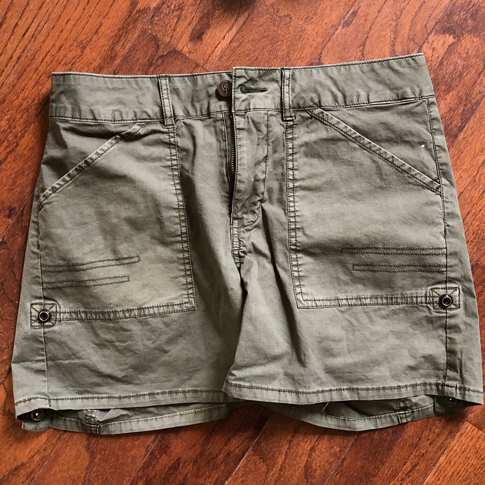 Olive Cargo shorts